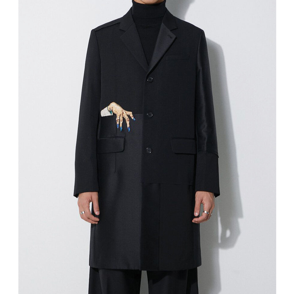 UNDERCOVER Jun Takahashi Bead Embellished Coat UC2C4314