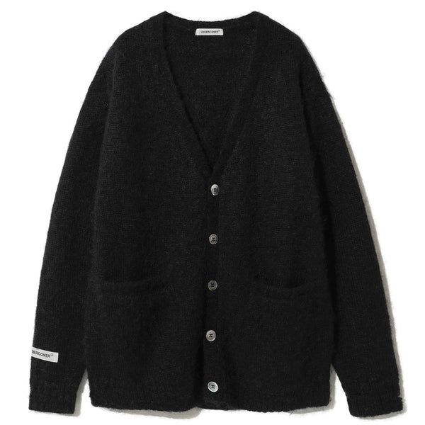 UNDERCOVER Jun Takahashi Brushed Wool Cardigan Black UP2C4906