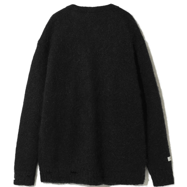 UNDERCOVER Jun Takahashi Brushed Wool Cardigan Black