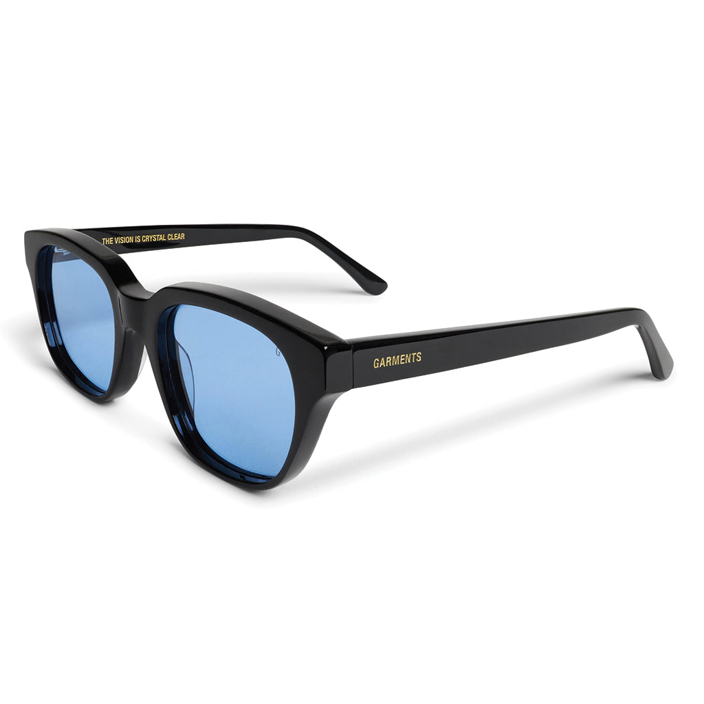 Garments by David Vision Sunglasses Black / Arctic Blue
