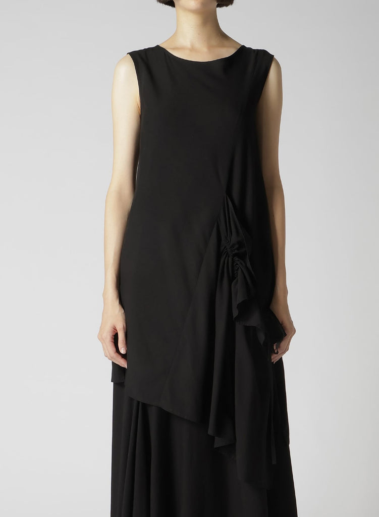 Y's Rayon Broad Left Front Gathered Blouse YS-B07-200-2