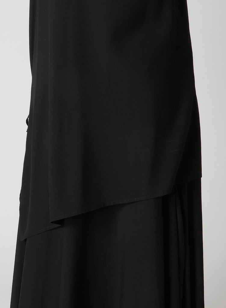 Y's Rayon Broad Left Front Gathered Blouse YS-B07-200-2