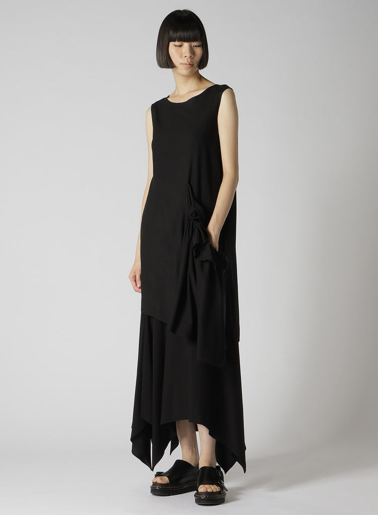 Y's Rayon Broad Left Front Gathered Blouse YS-B07-200-2