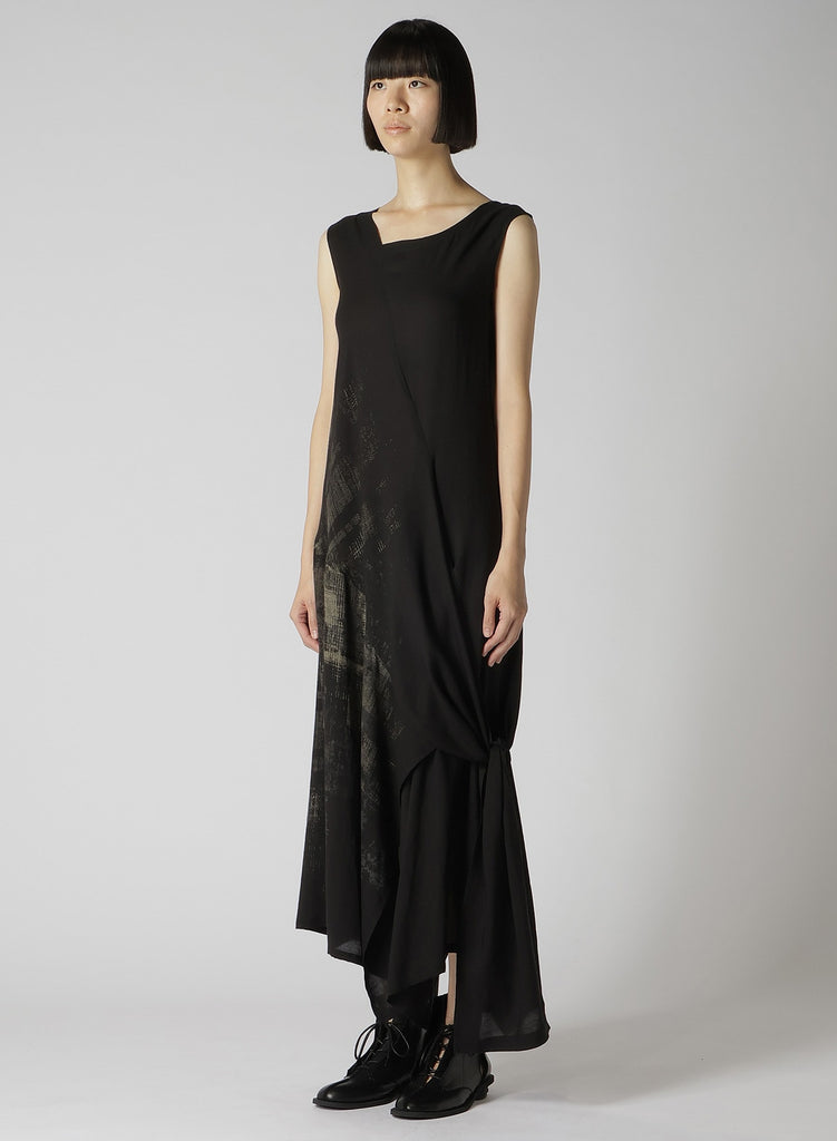 Y's Yohji Yamamoto H-Lef Tie Dress YS-D04-218-01-01