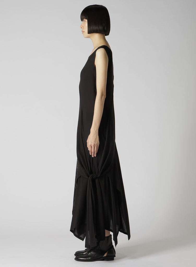 Y's Yohji Yamamoto H-Lef Tie Dress YS-D04-218-01-01