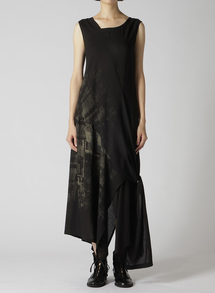 Y's Yohji Yamamoto H-Lef Tie Dress YS-D04-218-01-01