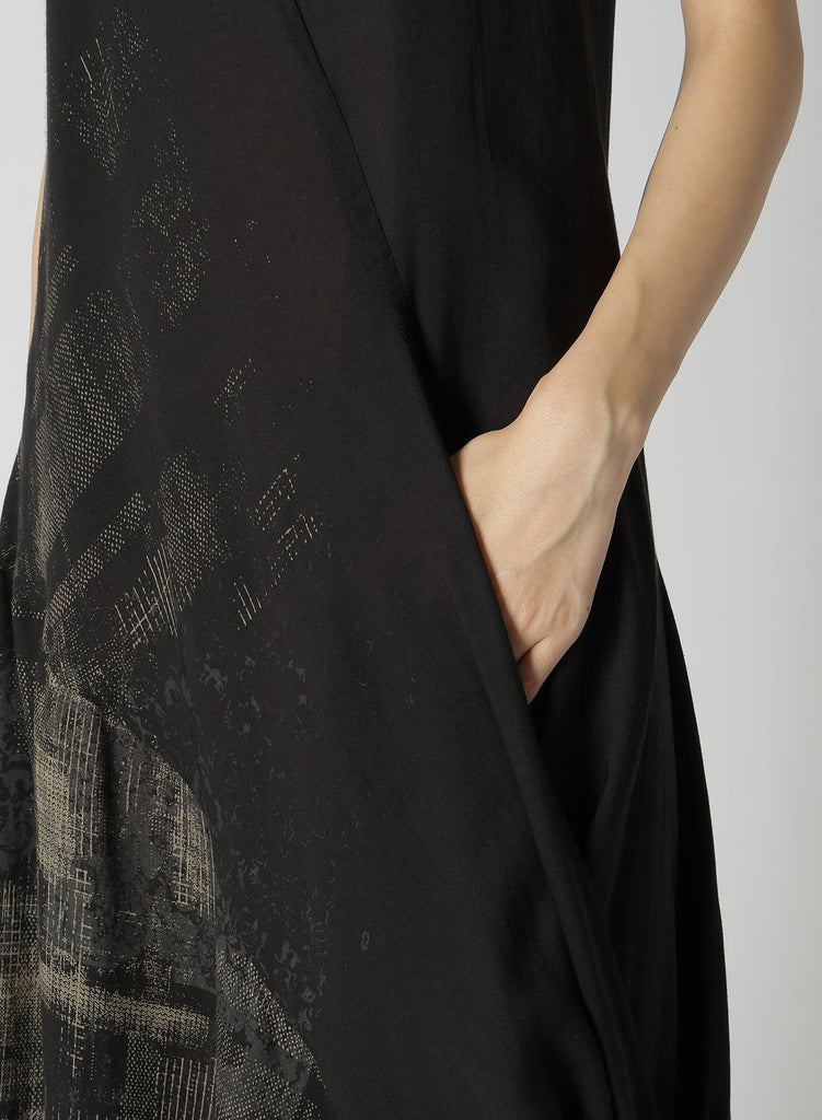 Y's Yohji Yamamoto H-Lef Tie Dress YS-D04-218-01-01