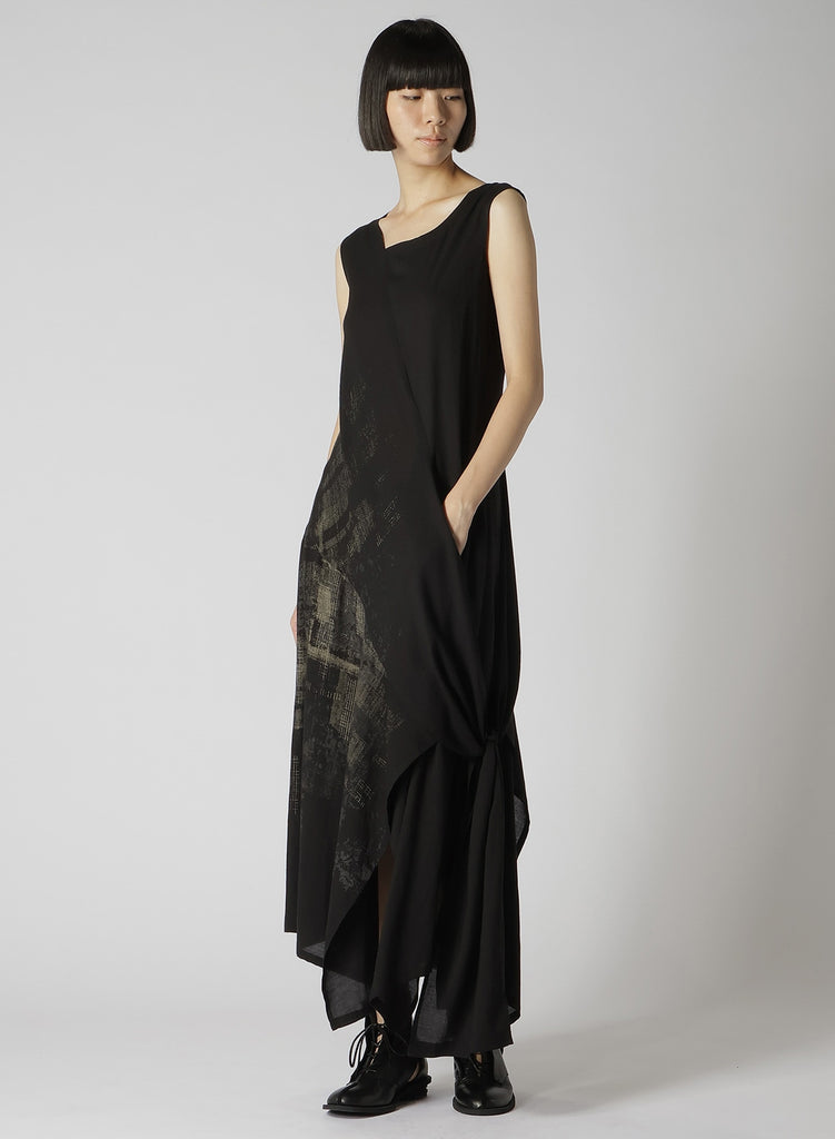 Y's Yohji Yamamoto H-Lef Tie Dress YS-D04-218-01-01