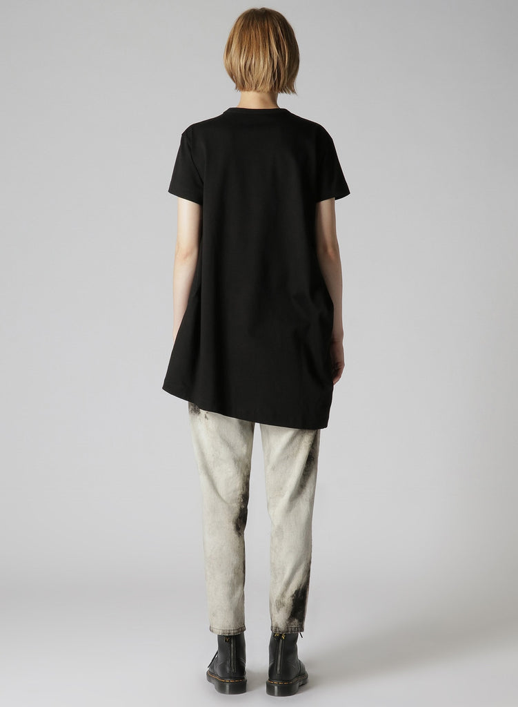 Mecerized Drape Half Sleeve T-Shirt
