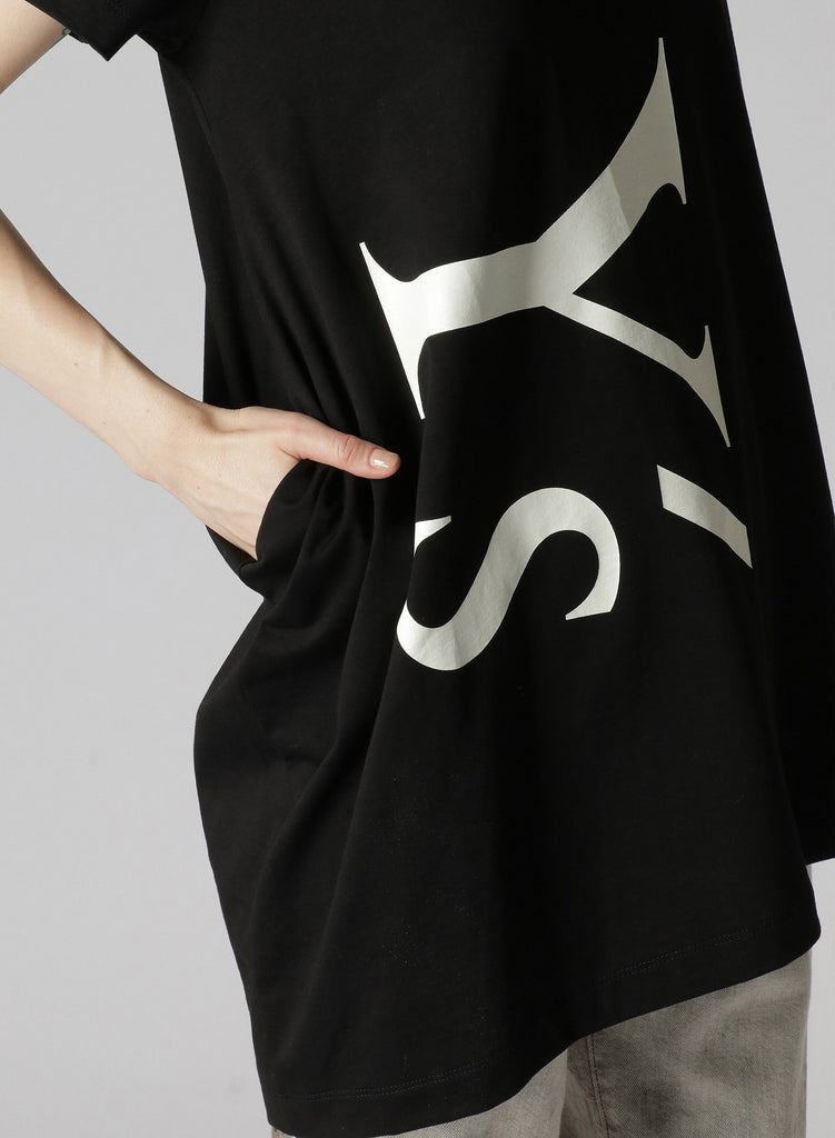 Y's Yohji Yamamoto Drape Half Sleeve T-Shirt YS-T22-069-04-02