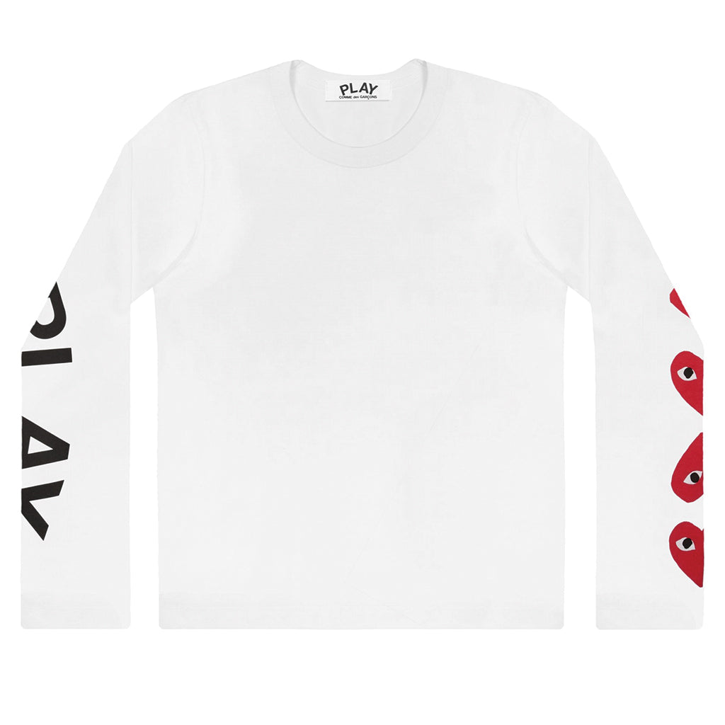 4 Heart Longsleeve White