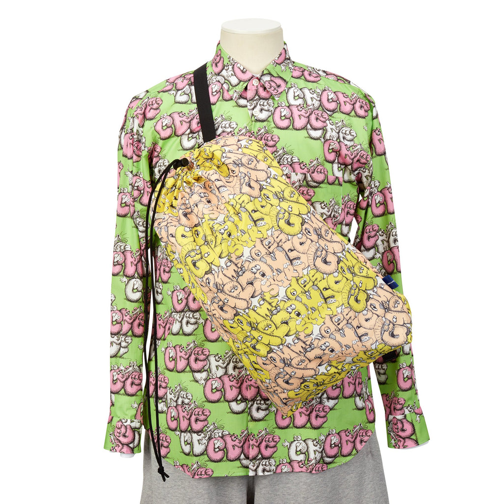 COMME des GARCONS SHIRT x KAWS Bag Yellow FH-K201-W21