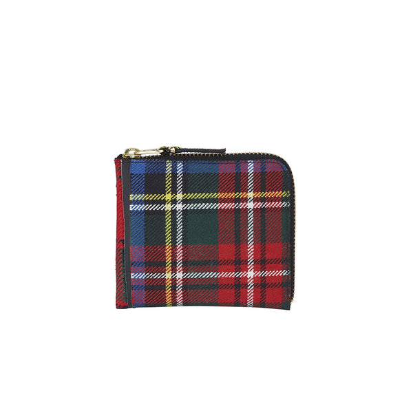 COMME des GARCONS Wallets Classic Tartan Patchwork Red Wallet