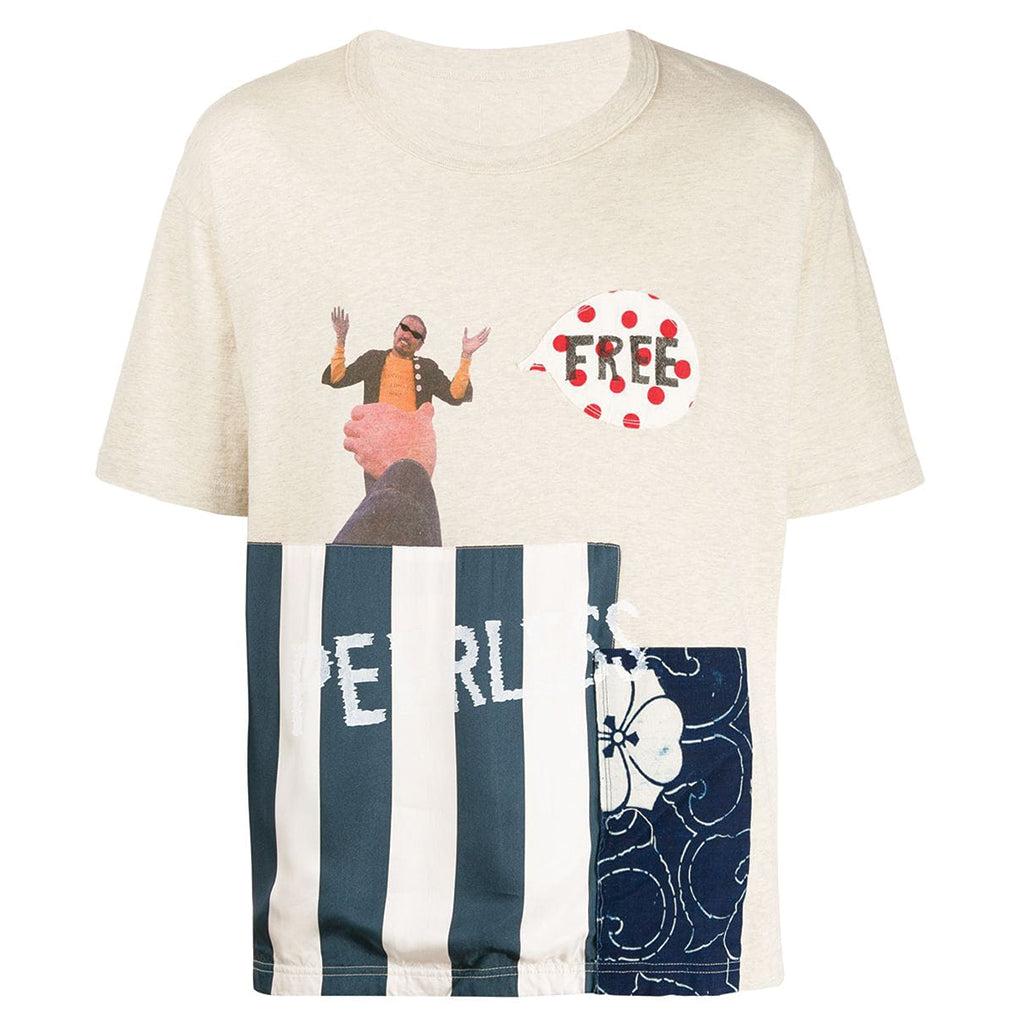 visvim Jumbo Collage T-Shirt Grey