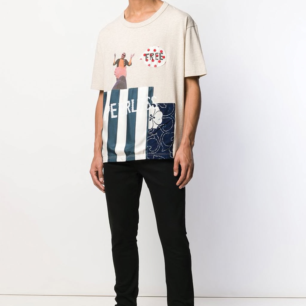 visvim Jumbo Collage T-Shirt Grey