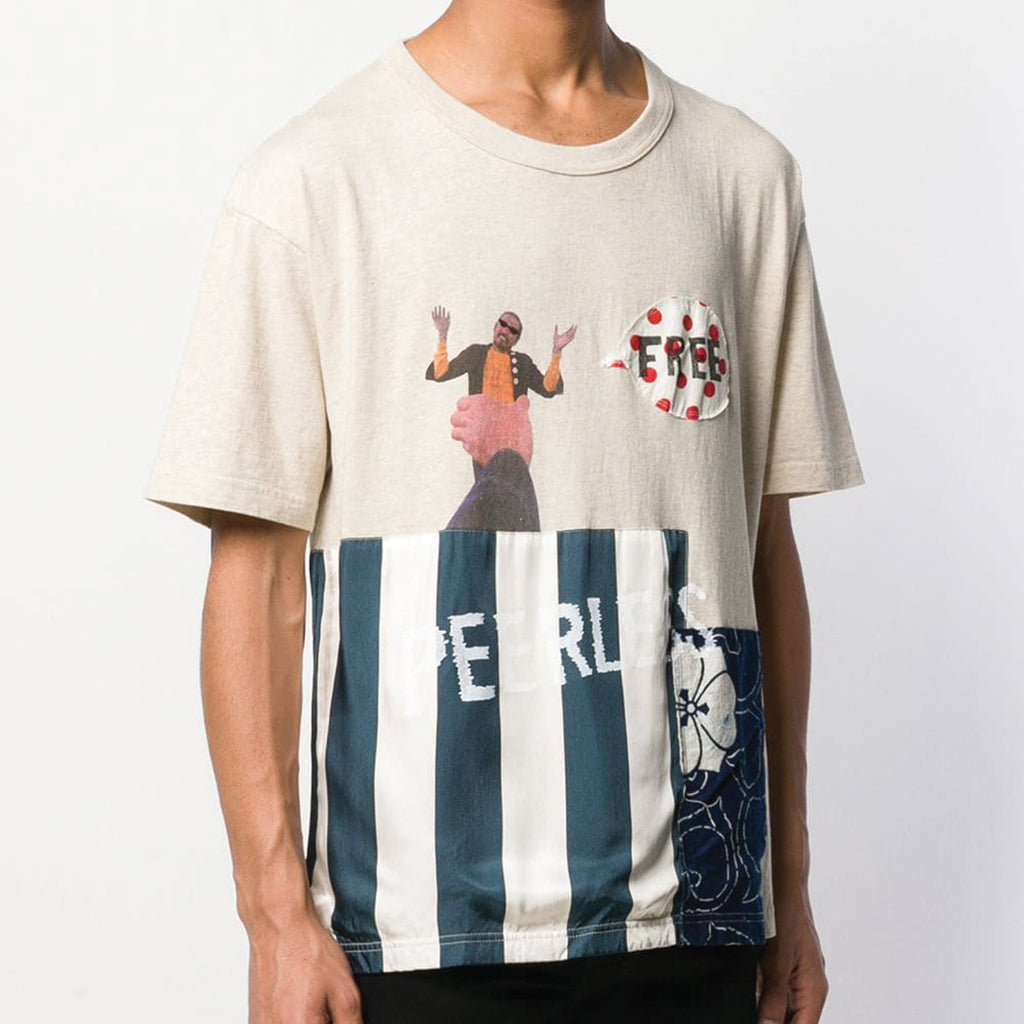 visvim Jumbo Collage T-Shirt Grey