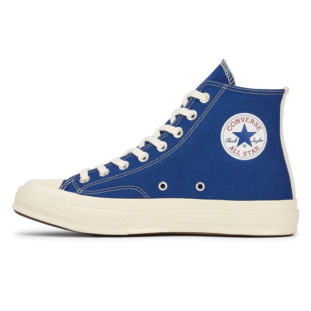 COMME des GARCONS PLAY x Converse Chuck Taylor All Star '70 High Blue