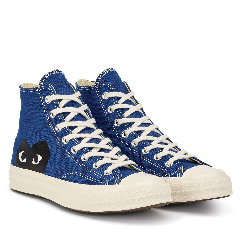 COMME des GARCONS PLAY x Converse Chuck Taylor All Star '70 High Blue