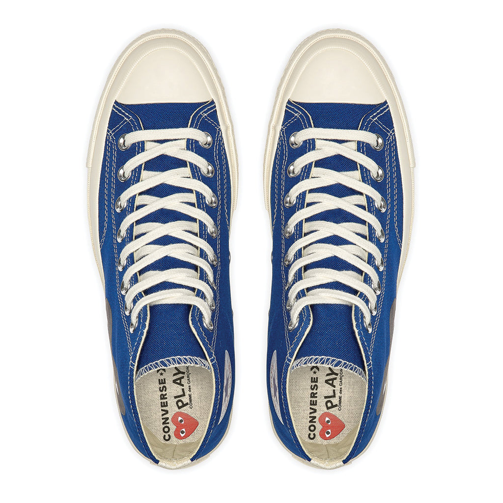 COMME des GARCONS PLAY x Converse Chuck Taylor All Star '70 High Blue