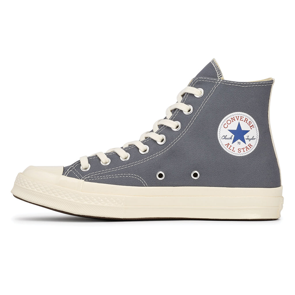 COMME des GARCONS PLAY x Converse Chuck Taylor All Star '70 High Grey