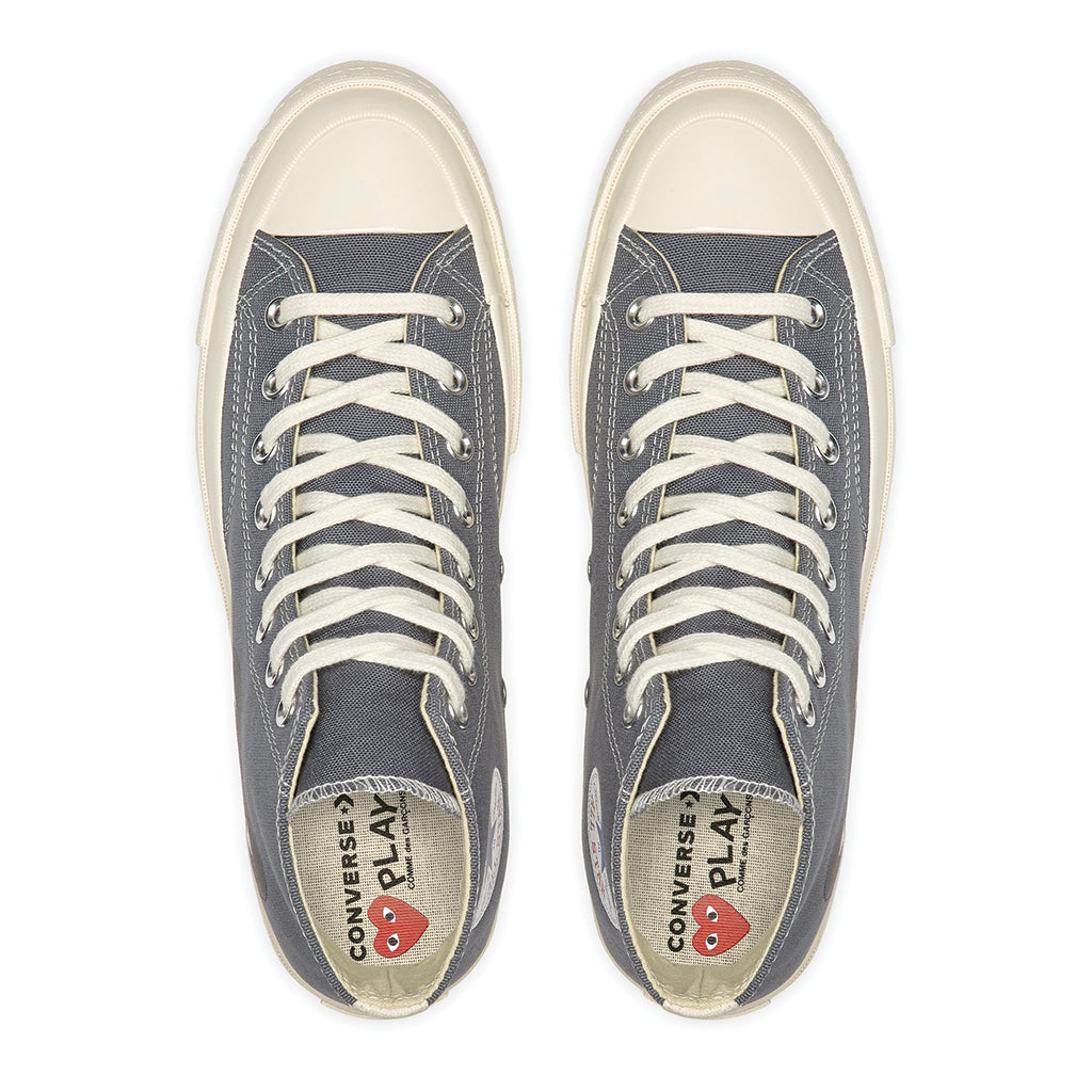COMME des GARCONS PLAY x Converse Chuck Taylor All Star '70 High Grey