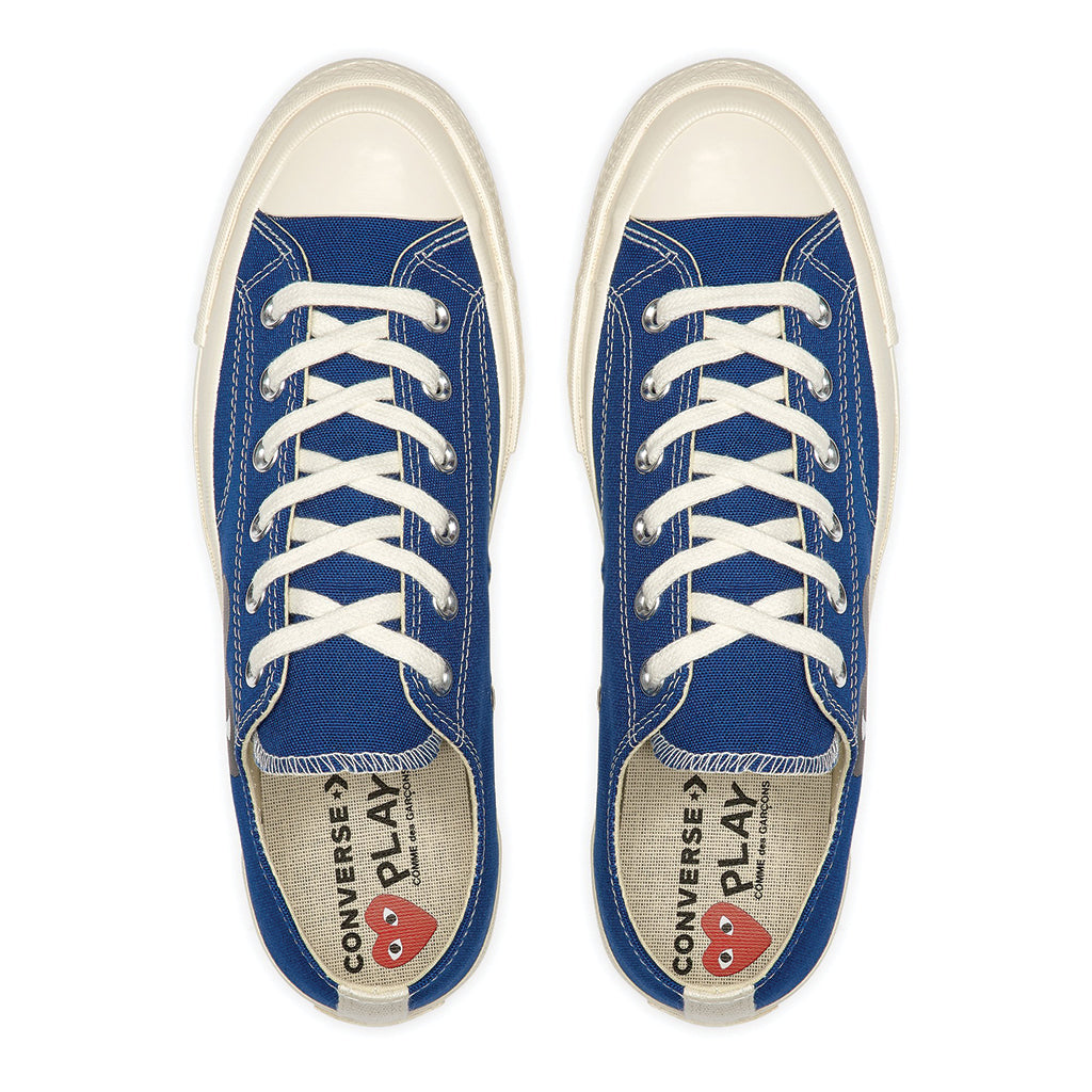 COMME des GARCONS PLAY x Converse Chuck Taylor All Star '70 Low Blue