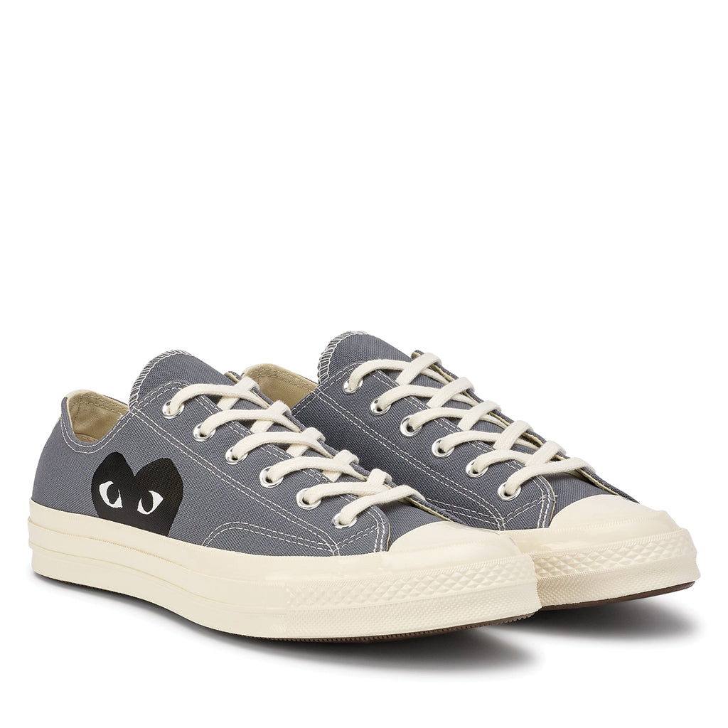 COMME des GARCONS PLAY x Converse Chuck Taylor All Star '70 Low Grey