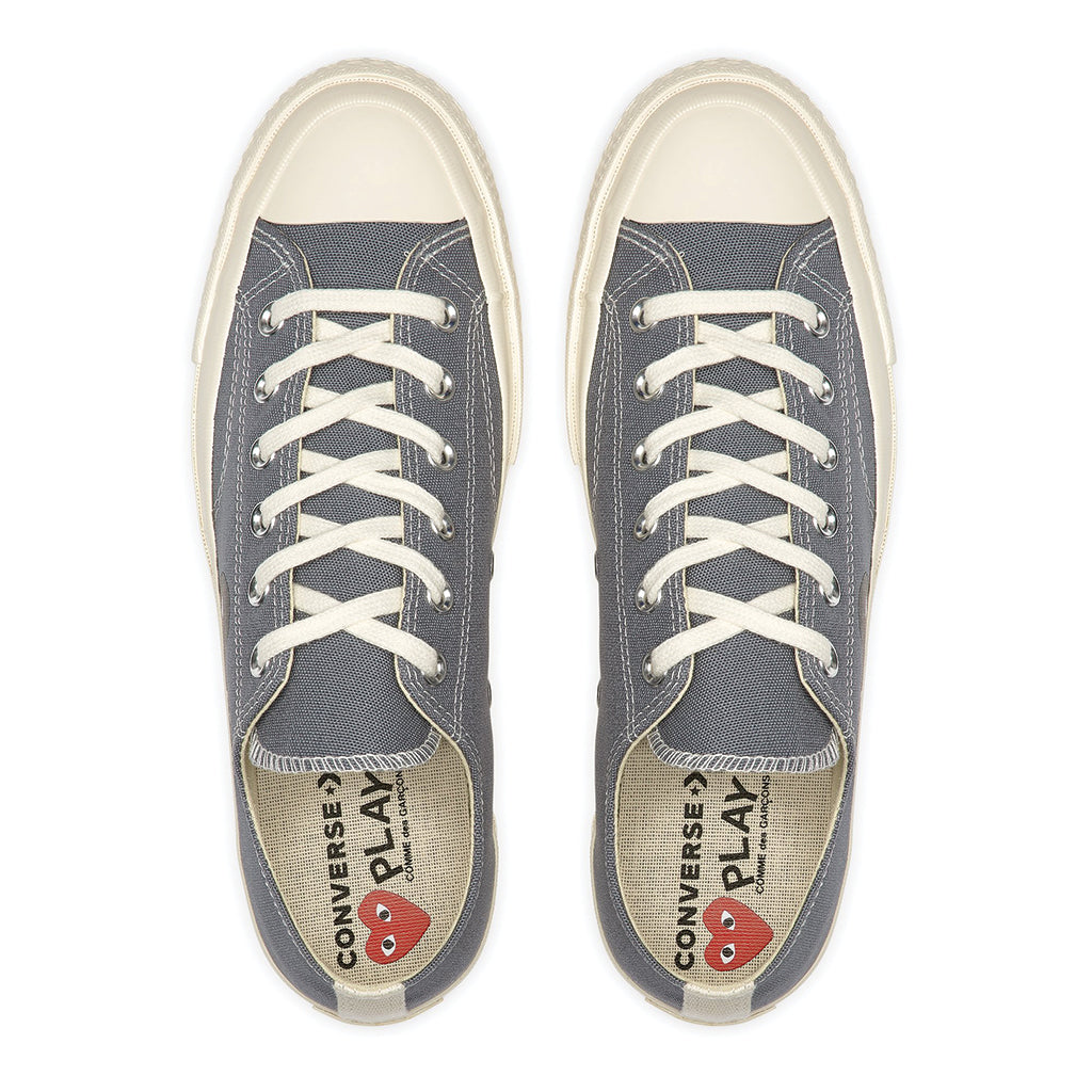 COMME des GARCONS PLAY x Converse Chuck Taylor All Star '70 Low Grey