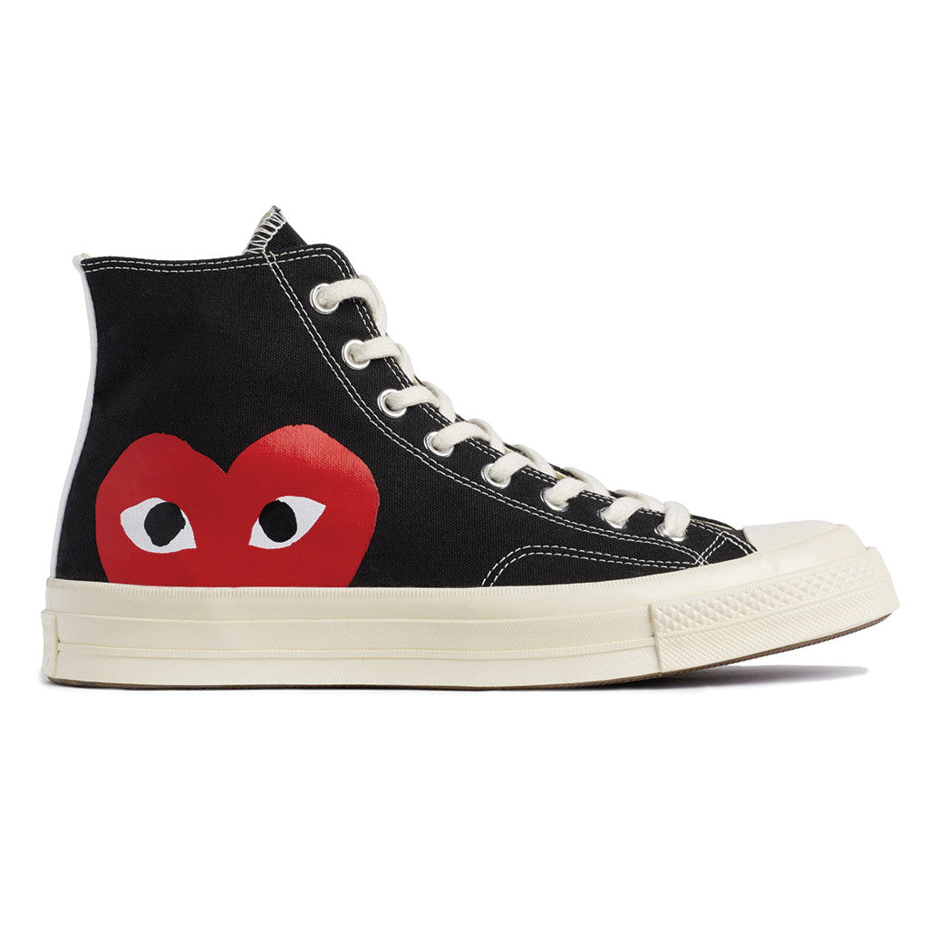 COMME des GARCONS PLAY x Converse Chuck Taylor All Star '70 High Black Rotterdam Nederland Buy Online