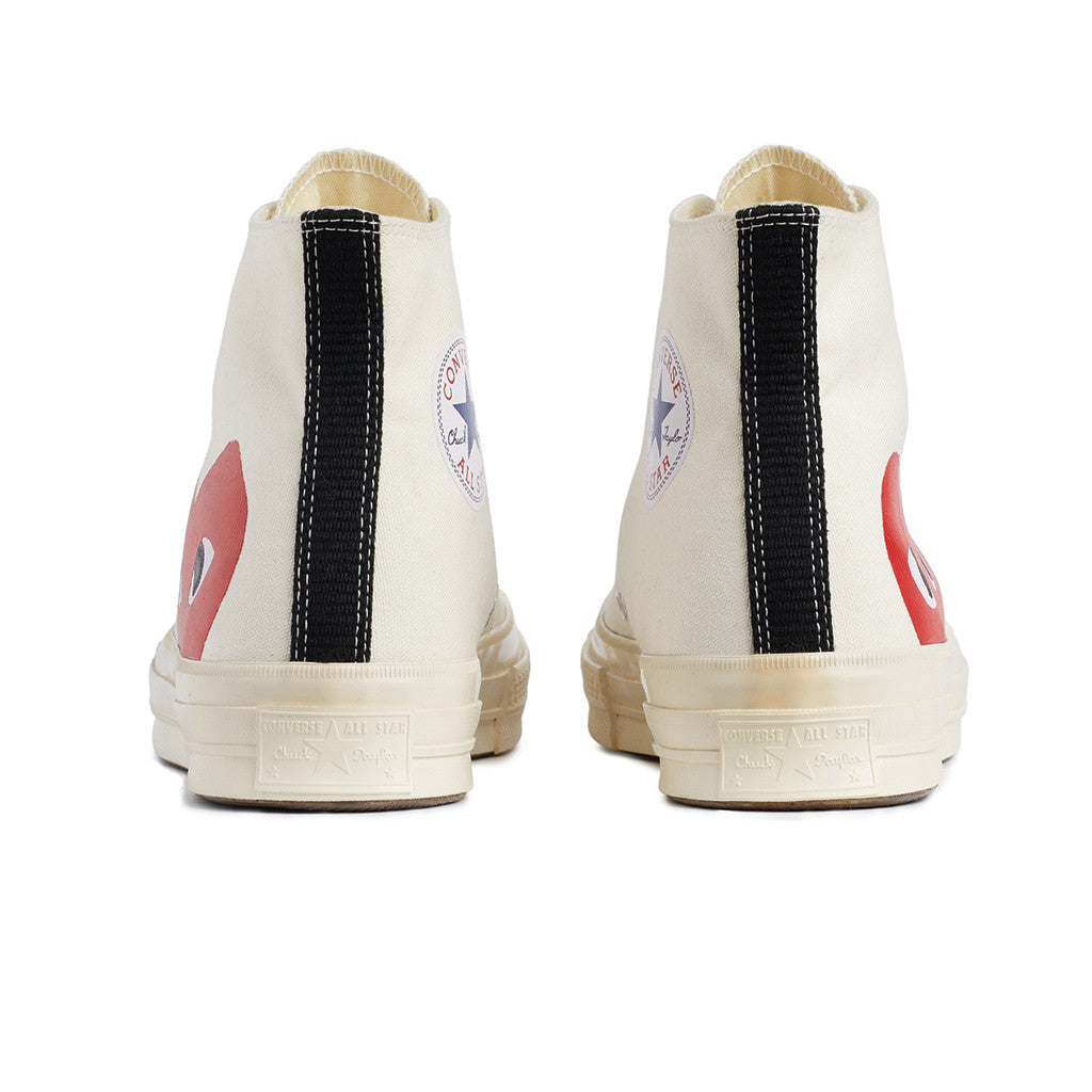 COMME des GARCONS PLAY x Converse Chuck Taylor All Star '70 High White Rotterdam Nederland Buy Online