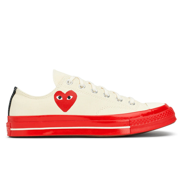 x Converse Chuck Taylor All Star '70 Red Sole Low White