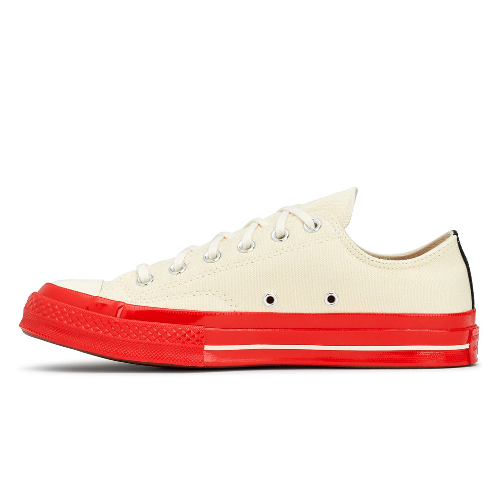 x Converse Chuck Taylor All Star '70 Red Sole Low White