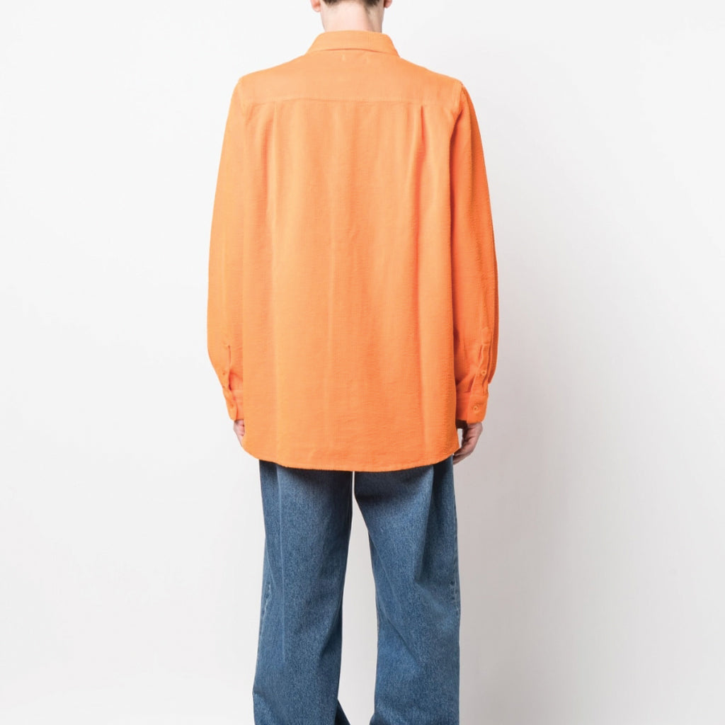 ERL Corduroy Shirt Woven Orange ERL06B002