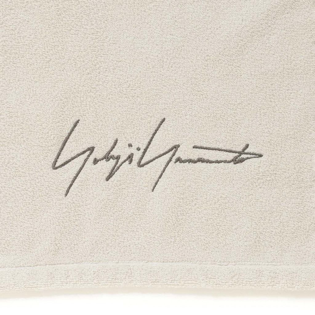 Yohji Yamamoto Long Face Towel Ivory