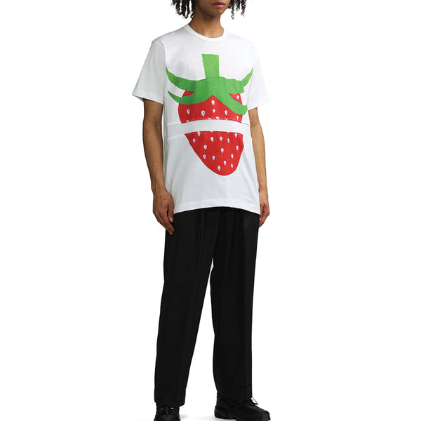 COMME des GARCONS SHIRT Brett Westfall Strawberry T-Shirt ...