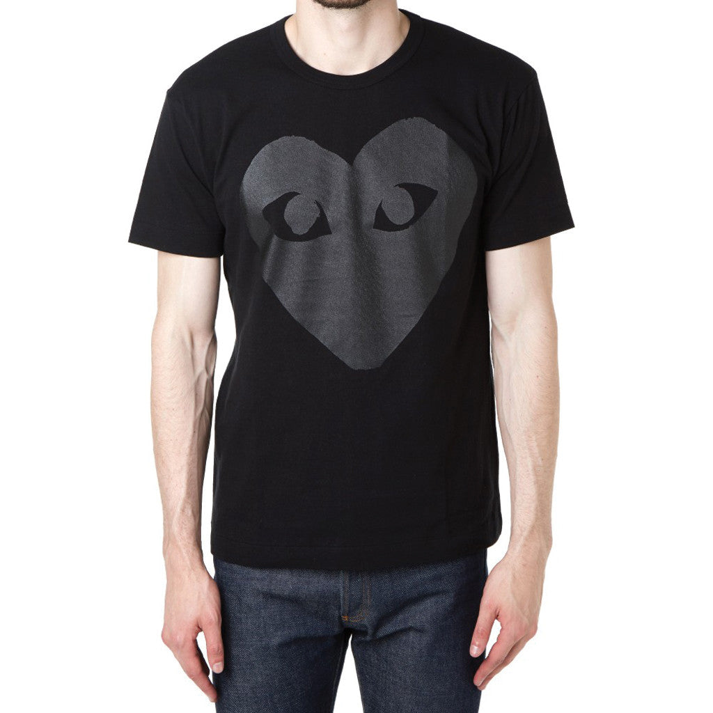 COMME des GARCONS PLAY Black Heart T-Shirt Black