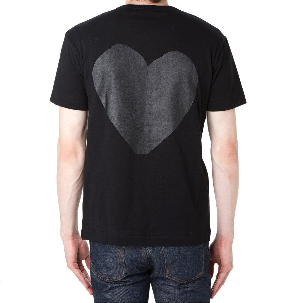COMME des GARCONS PLAY Black Heart T-Shirt Black