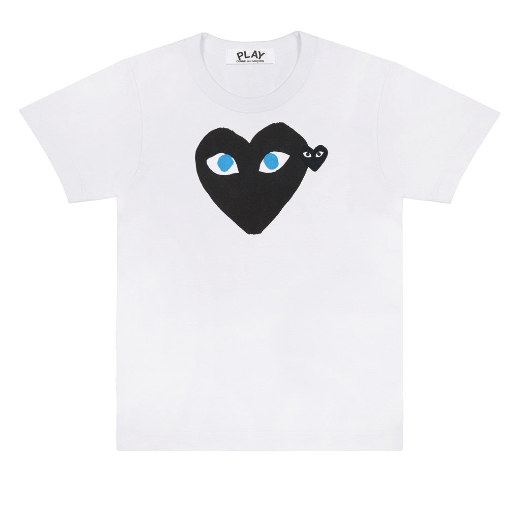 COMME des GARCONS PLAY Black Heart Blue Eyes T-Shirt