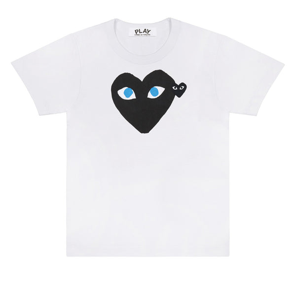 COMME des GARCONS PLAY Black Heart Blue Eyes T-Shirt