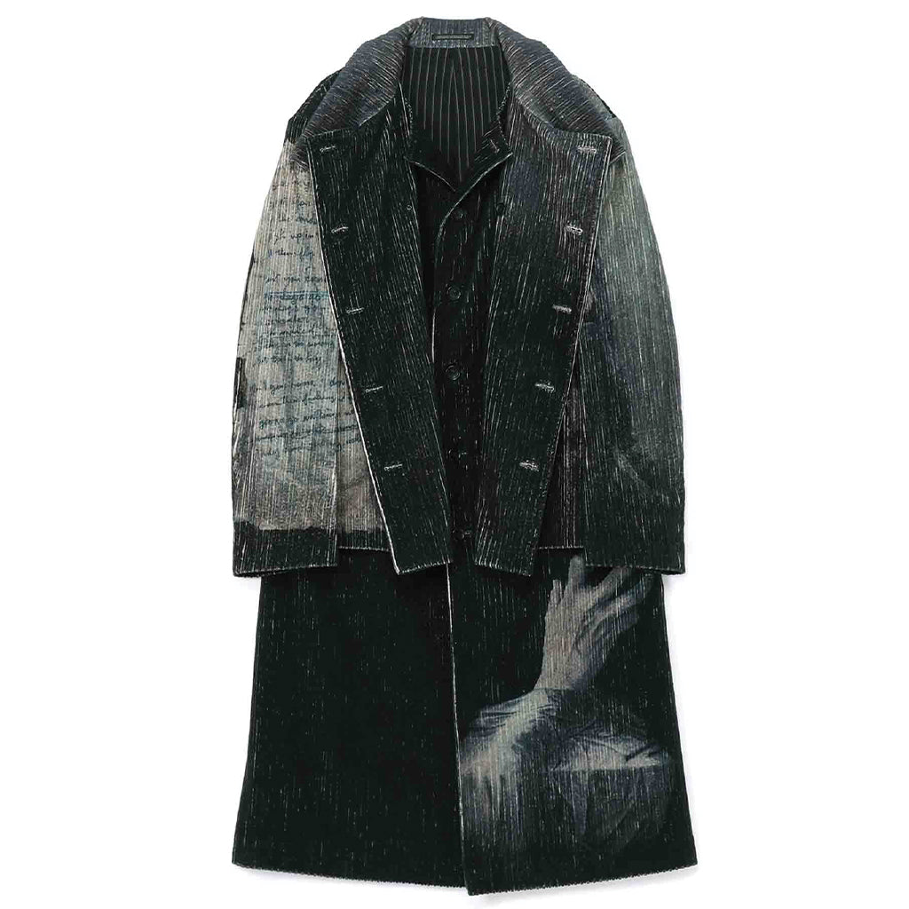 Zdzislaw Beksinski / Original Women Print Covered Long Jacket