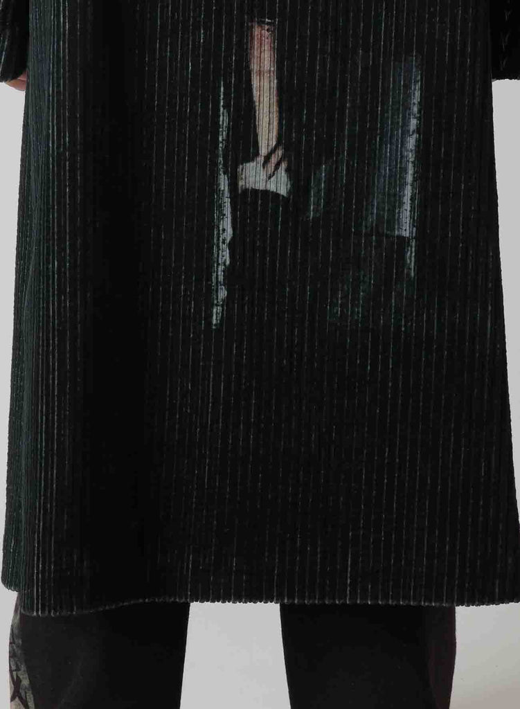 Zdzislaw Beksinski / Original Women Print Covered Long Jacket