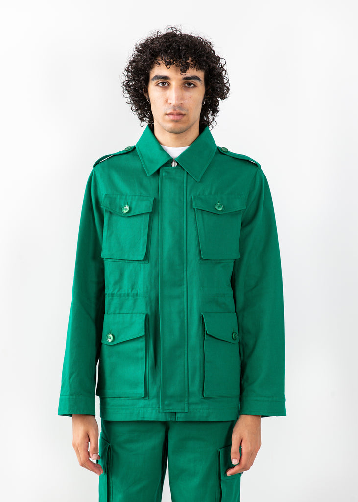 Honey Fucking Dijon Unisex Cargo Jacket Green