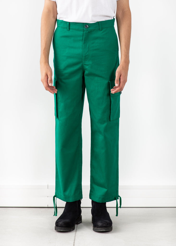 Unisex Cargo Trousers Green