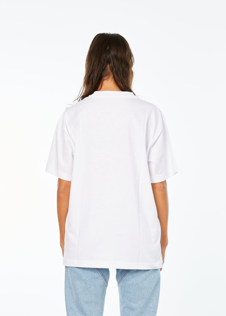 Honey F Dijon Jean-Michel Basquiat Crown T-Shirt White HFD07T307