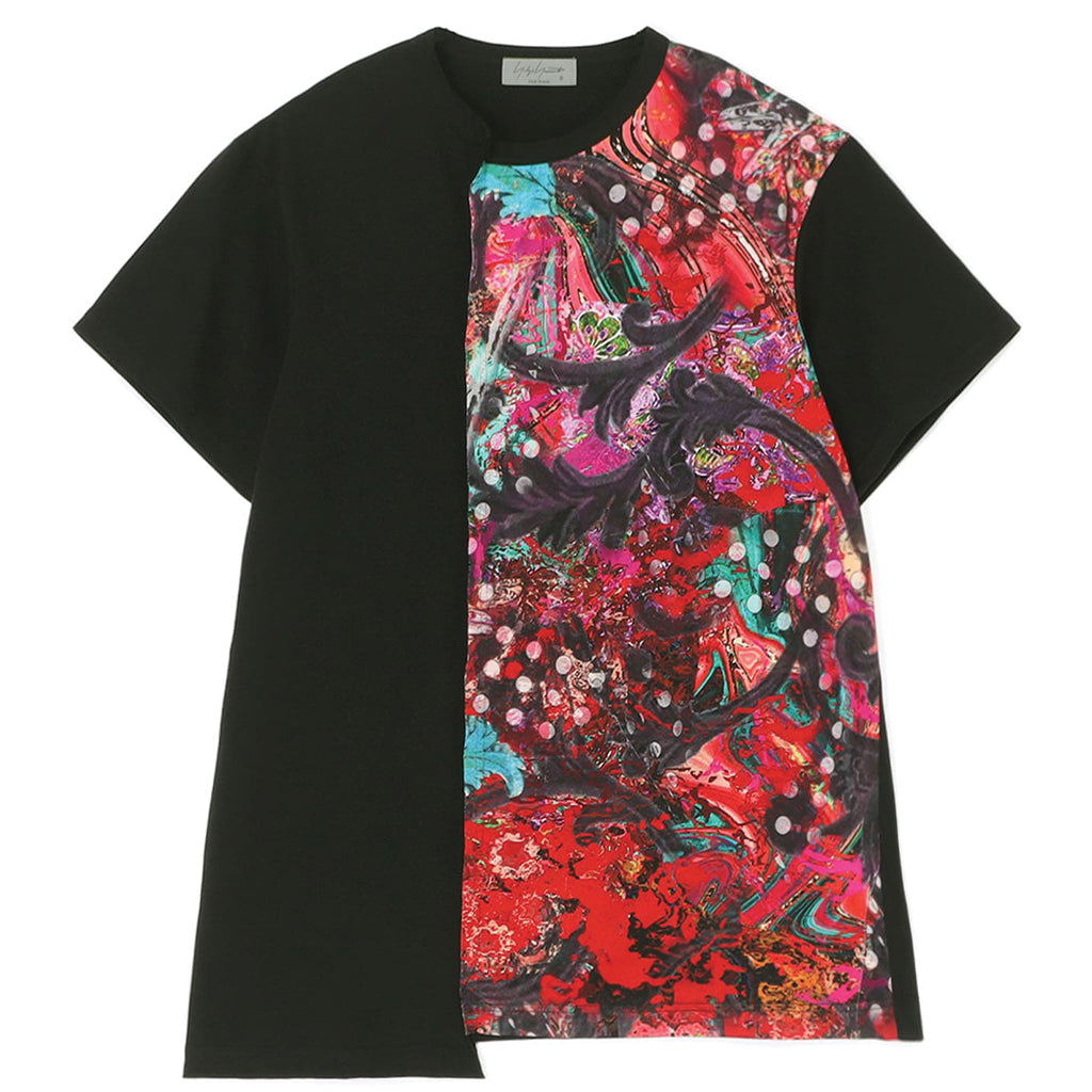 Yohji Yamamoto POUR HOMME Patchwork Print T-Shirt HZ-T21-078