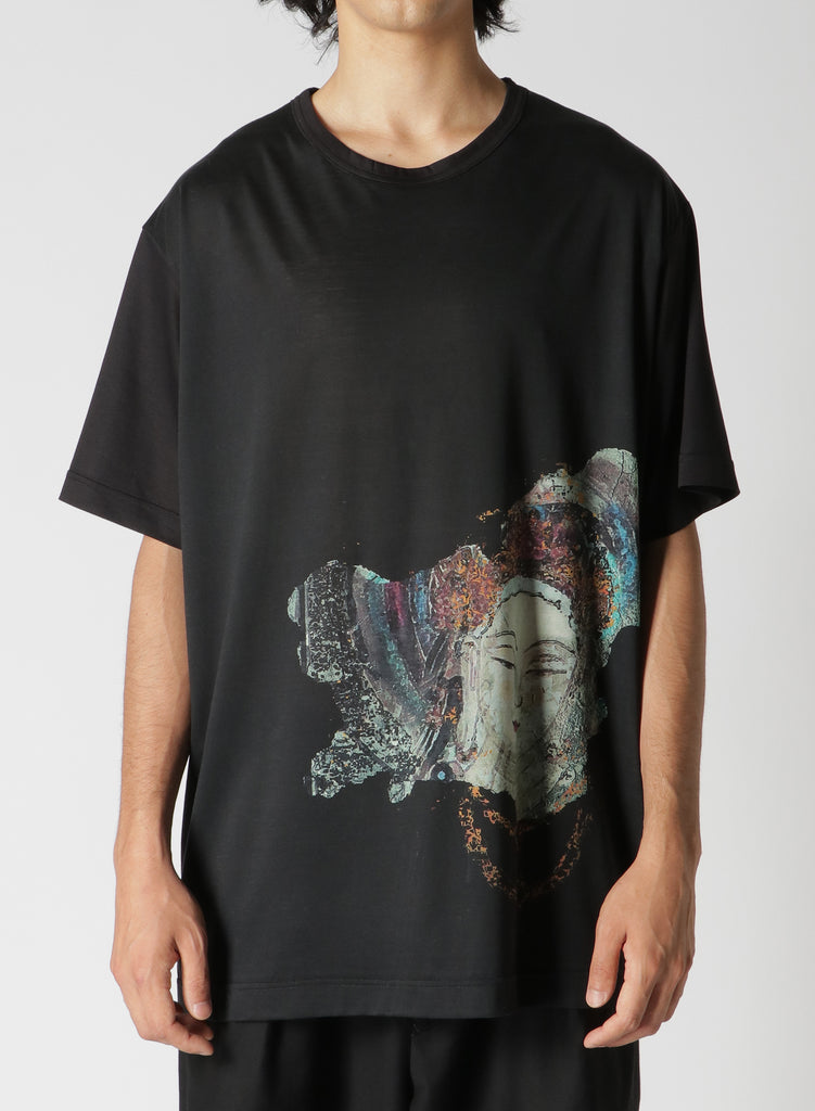 Yohji Yamamoto POUR HOMME Yamanekoken Print T-Shirt HZ-T24-271-1-03