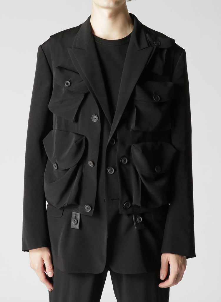 Yohji Yamamoto POUR HOMME TA Tuxedo R-Peaked Vest HZ-V03-500