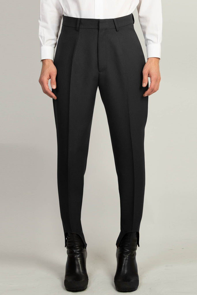 Random Identities Garterless Trousers Black