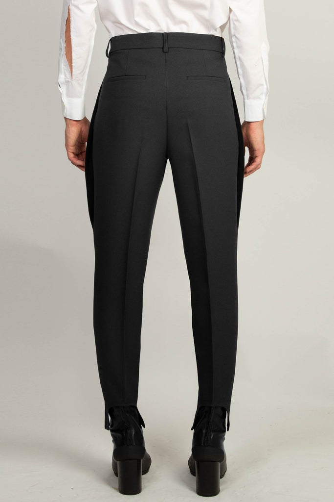 Random Identities Garterless Trousers Black