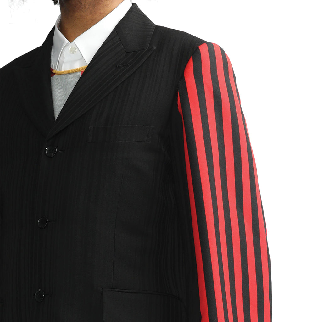 COMME des GARCONS Homme Plus Double Sleeve Jacket Red Stripe PK-J033-S23